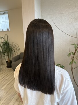 フゥカ 売市店(fuka) 髪質改善トリートメント×オリーブブラウン