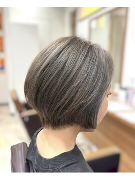 ティーシースペース 元住吉店(T.C.SPACE) 白髪ぼかしカラー × グレージュ