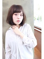 ネオリーブクレア 綱島店(Neolive Krea)&nbsp;内巻きゆるふわボブ　暗髪　ほつれカール