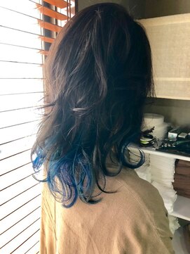 ヘアーアンドスパ トリコ(Hair&Spa torico) ブルーインナーカラー