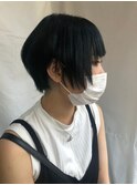 ネイビーショートカット
