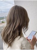 ヌーディーカラー♪透明感抜群ダブルカラーブリーチ透け感