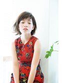 ナチュラルルーズボブ×メルティーカラー