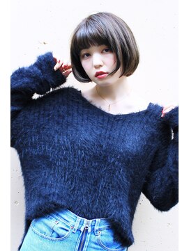 ニット 銀座(knit) 《knit銀座》大人可愛い20代30代40代ショートボブ丸み前下がり