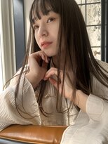 フランチェスカ(Francesca) スキバサミを使わない束感ストレートロング/うる艶髪◎20代30代