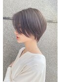 超絶！大人可愛いひし形ハンサムショートボブ前下がり