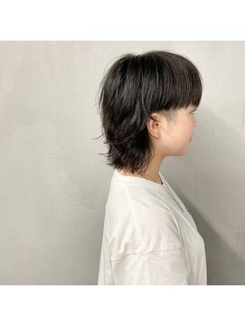 タグ(#tag) #ショートウルフ×黒髪