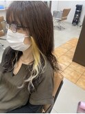 : 抜きっぱなしインナーカラー☆