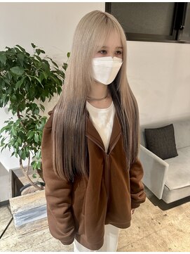 ザ オーダー(THE ORDER) アンブレラカラーホワイトベージュ