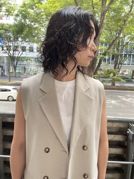 ガーデンヘアー(Garden hair) 大人レイヤーとハードパーマ