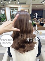 アミー 銀座(Ammy) コテ巻き風パーマパーマロング韓国風パーマデジタルパーマ