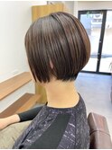 【白髪染め可】ボブショート ビフォアー&アフター