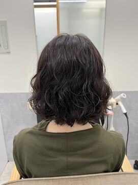 フレームプラス 御堂筋難波店(FRAME +) ボブ×パーマ