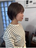 丸みのあるショートボブ!