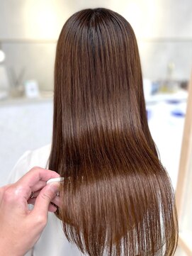 カレンアンドエクラート 大宮(KAREN&ECLART) 髪質改善　艶髪　ストレート　縮毛矯正　暗髪　韓国風　ロング