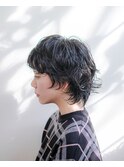 ウルフヘア#ケアパーマ#ウルフカット#簡単スタイリング#ウルフ