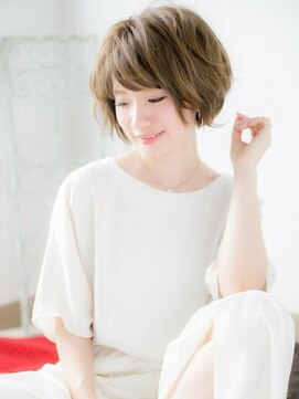 アルバハナレ 横浜(αlba HANARE) 関内/髪質改善/ヘーゼルベージュ×ナチュラルボブショートa