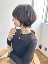 アンド ストーリーズ(&STORIES)&nbsp;ショートボブ髪型20代30代40代50代前髪あり前髪なし面長丸顔小林