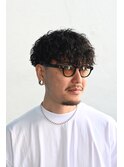 波巻きハイライトアップバングツーブロックマッシュ