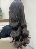 アミー 銀座(Ammy)&nbsp;ロングコテ巻き風パーマ 韓国風パーマ/デジタルパーマ 纐纈