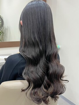 アミー 銀座(Ammy) ロングコテ巻き風パーマ 韓国風パーマ/デジタルパーマ 纐纈