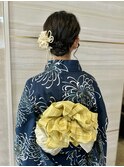 《momo》お団子ヘア/浴衣/お祭り