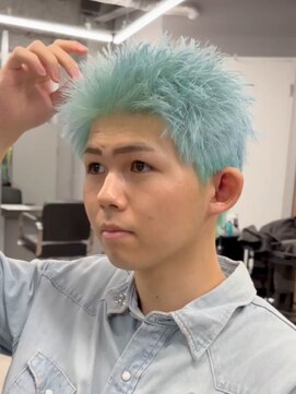 エルマーク 枚方(L-MARK) スパイキーショートザクザクショートアップバングツーブロック