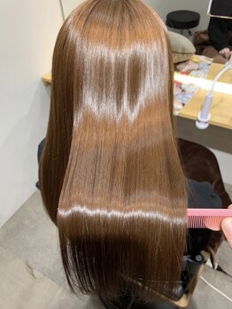 ウェンザヘアー(wen. THE HAIR)の写真/【ツルヤ青木島/徒歩2分】思わず触りたくなるうるツヤ髪は、ツヤ髪ソムリエにお任せ◎