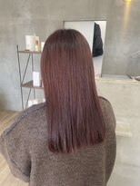 ヘアーサロン トランク(TRUNK) ピンクカラー　ピンクラベンダーカラー