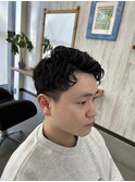 ショートパーマ ビジネスパーマ