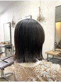 切りっぱなしボブ　レディース　宇都宮
