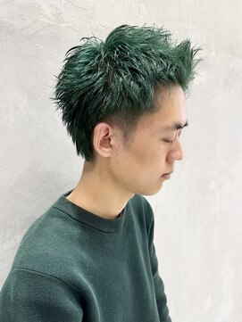 ウシワカマルエムティードット 富士宮店(USHIWAKAMARU MT.) メンズスパイキーショート