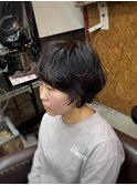 【山本智文】ショートカットパーマ