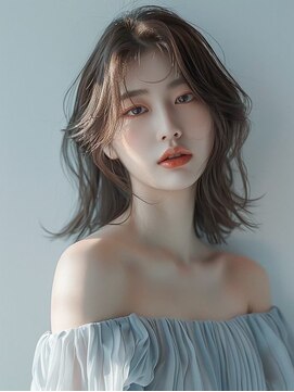 モードケイズ JR茨木improve店(MODE K's) 大人グレージュデザイン ひし形シルエットオン眉エアリー