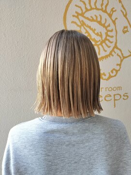 ヘアールーム シープス(hair room sheeps) ハイトーンボブ