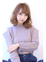 オーロ 西大寺店(ORO)&nbsp;可愛いふんわりミディアムスタイル