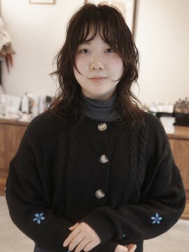 ウィム(wim) 『ミディアムレイヤーパーマ』ニュアンスパーマ/ウルフパーマ