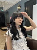 梅田/ブラウン/ベージュ/レイヤー/前髪カット/縮毛矯正/髪質改善