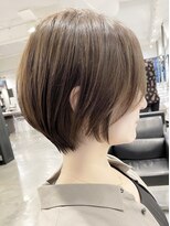 ソワネ 表参道(soigne)&nbsp;表参道白髪ぼかしウルフショートカットベージュアッシュグレー