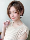 丸みショートボブ上品シルエットのミニショート【浦和】