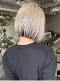 xカラー/ボブ/インナーカラー/デザインカラー/内巻きボブ