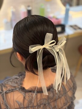 ヘアアレンジメント ボガスティーズ 溝の口店(Hair arrangement Vogusty's) ツインカチモリ/y2k/タイトヘア/ブライダル/イベント