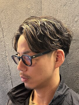オトコデザインゼニストウキョウ(OTOKO DESIGN ZENITH TOKYO) メッシュパーマ ツーブロック メンズ