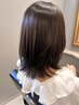 ＜髪質改善＞カラー、高濃度水素トリートメント＋形状固定トリートメント