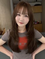 エトワ 中央店(etoi)&nbsp;大分韓国かき上げレイヤーカット大人レイヤー顔まわりレイヤー