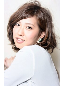 シェア(SHARE hair make works) 『SHARE』☆上品さも備わったゆるふわ絶品ボブ☆