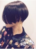 刈り上げショートボブ