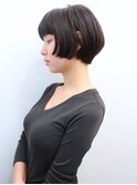 【morio池袋】可愛いエフォートレス黒髪ショートボブ♪