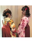 【下北沢＊I'll b hair＊】袴に似合う編み込みアレンジ