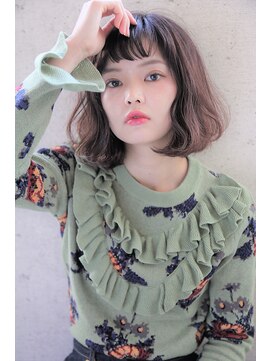 ヘアーアンドメイク シーク 吉祥寺(HAIR&MAKE SeeK) 切りっぱなしボブ×ショートバング【seek吉祥寺】